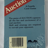Auction Card Game - 1985 - Ramco Games - New/Sealed