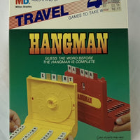 Hangman Travel Game - 1987 - Milton Bradley - New