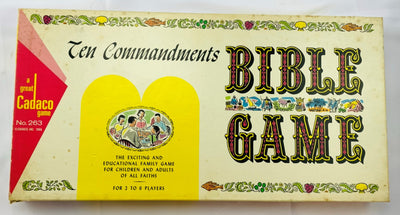 Ten Commandments Bible Game - 1960 - Cadaco - NEW