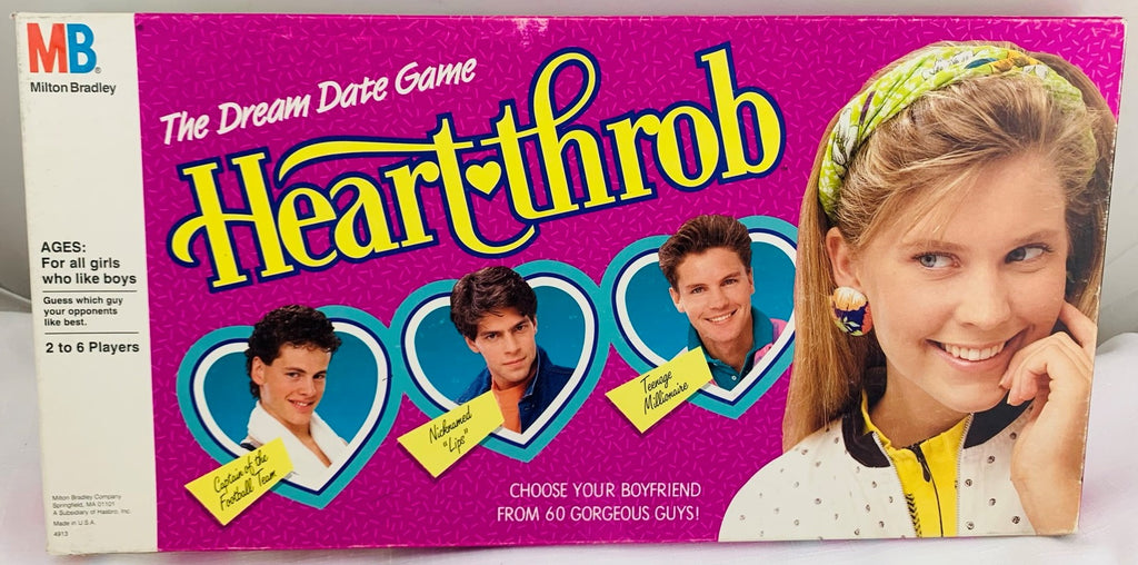 Heart Throb Game - 1988 - Milton Bradley - Great Condition