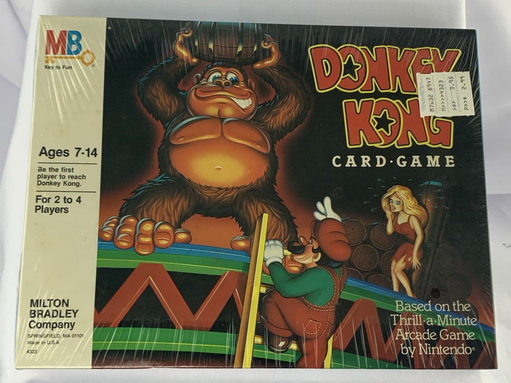 Donkey Kong Card Game - 1981 - Milton Bradley - New Sealed