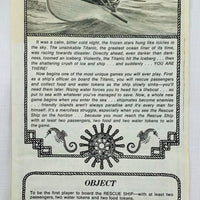 Sinking of the Titanic Game - 1976 - Ideal - Very Good Condition