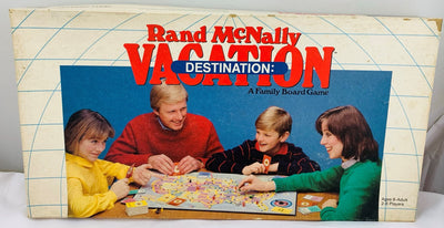 Rand McNally Destination: Vacation Game - 1989 - Hoyle - Very Good Condition