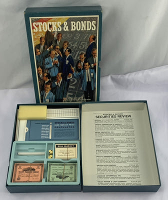 Stocks & Bonds Game - 1964 - 3M - Great Condition