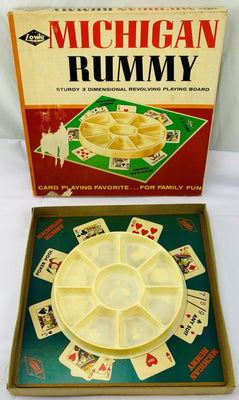 Michigan Rummy Game - 1963 - E.S. Lowe - Good Condition