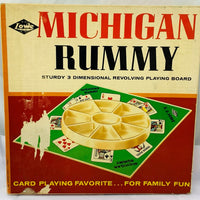 Michigan Rummy Game - 1963 - E.S. Lowe - Good Condition
