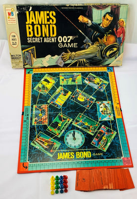 James Bond Secret Agent Game - 1964 - Milton Bradley - Very Good Condition