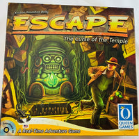 Escape: The Curse of the Temple Game - 2012 - Queen Games - Great Condition