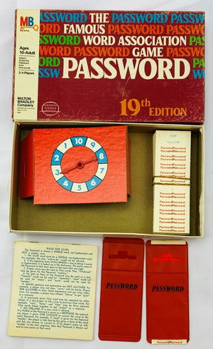 Vintage Password Game 9th Edition 1966 Original Factory Sealed