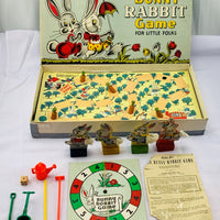 The Bunny Rabbit Game - 1942 - Parker Brothers - Good Condition