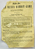 The Bunny Rabbit Game - 1942 - Parker Brothers - Good Condition