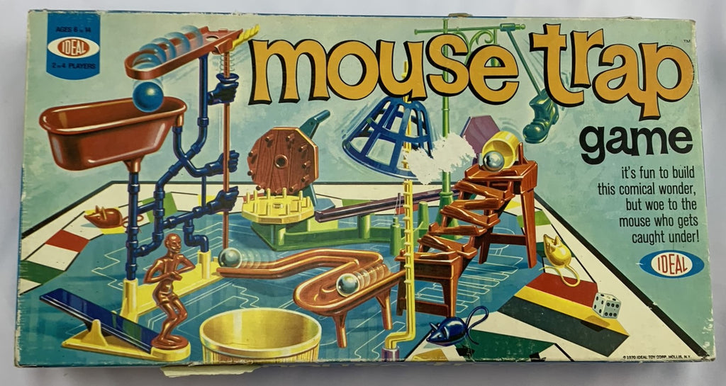 Vintage 1982 Mouse Trap Game by Ideal Complete Good Condition 