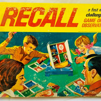 Recall Game - 1968 - Milton Bradley - Great Condition