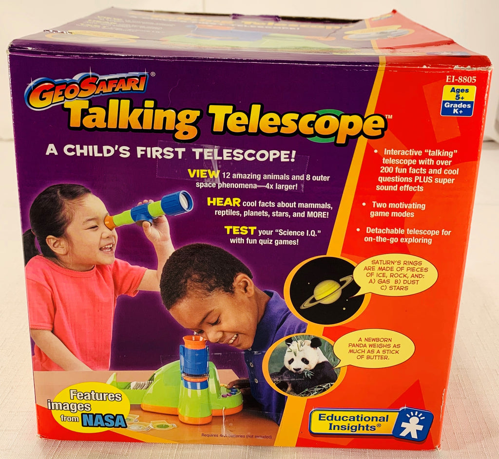 GeoSafari Talking Telescope - 2006 - Great Condition
