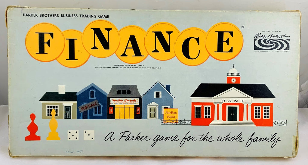 Finance Game - 1962 - Parker Brothers - Good Condition