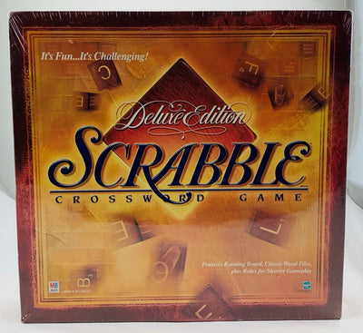 Scrabble Deluxe Edition - 1999 - Milton Bradley - New Sealed
