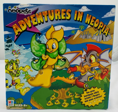 Neopets: Adventures in Neopia Game - 2002 - Milton Bradley - New Old Stock