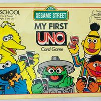 Sesame Street My First Uno Game - 1989 - Mattel - Great Condition