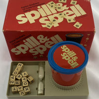 Spill and Spell Game - 1972 - Parker Brothers - Very Good Condition