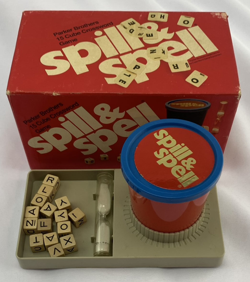 Spill and Spell Game - 1972 - Parker Brothers - Very Good Condition