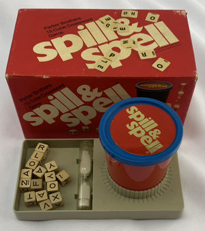 Spill and Spell Game - 1972 - Parker Brothers - Very Good Condition