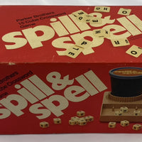 Spill and Spell Game - 1972 - Parker Brothers - Very Good Condition