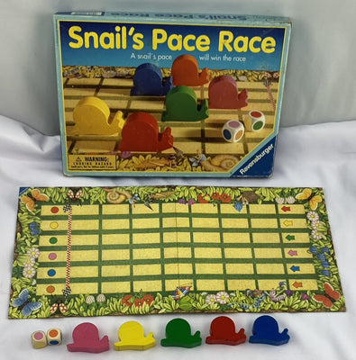 Snails Pace Race Game - 1994 - Ravensburger - Good Condition