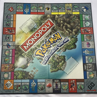Pokemon Monopoly Game Johto Edition - 2016 - USAopoly - Great Condition