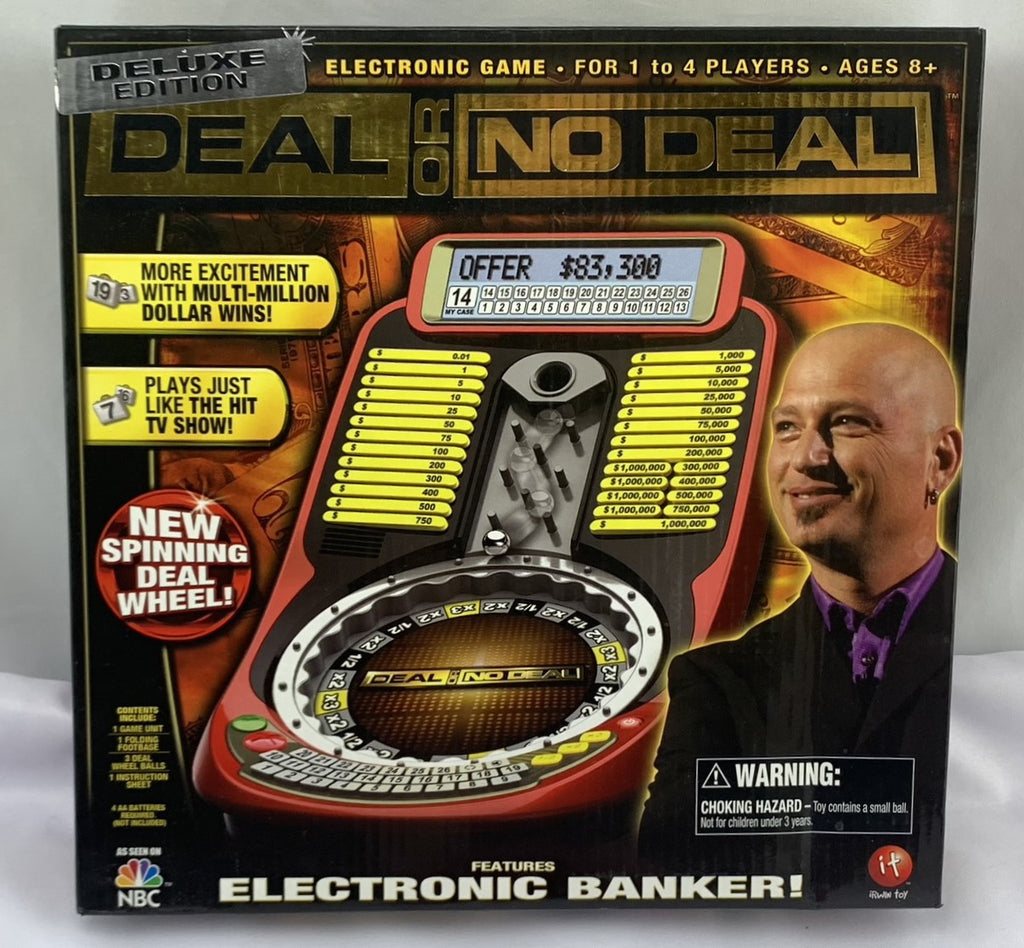 Deal or No Deal Deluxe Edition Electronic Banker Game - 2009 - Irwin Toys - New/Sealed