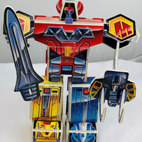 Power Rangers Megazord 3D Puzzle - 1994 - Roseart - Great Condition