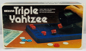 Triple Yahtzee Game - 1978 - E.S. Lowe - Great Condition