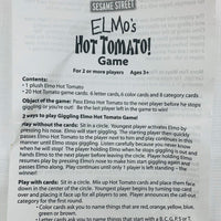 Giggling Elmo's Hot Tomato Game - 2007 - Cardinal - Great Condition