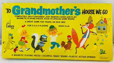 To Grandmother's House We Go Game - 1964 - Cadaco - Good Condition