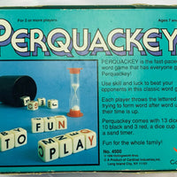 Perquackey Game - 1990 - Cardinal - Great Condition