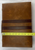 Backgammon Game 15" x 10" Brown Case - Complete - Great Condition