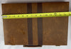 Backgammon Game 15" x 10" Brown Case - Complete - Great Condition