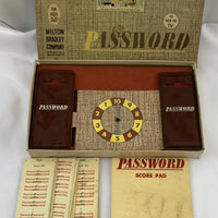Password Game 1st Edition - 1962 - Milton Bradley - Good Condition