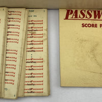 Password Game 1st Edition - 1962 - Milton Bradley - Good Condition