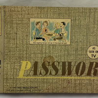 Password Game 1st Edition - 1962 - Milton Bradley - Good Condition