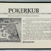 Pokerkub Game - 1983 - Pressman - Great Condition