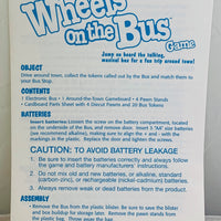 Wheels on the Bus Game - 2000 - Milton Bradley - Great Condition