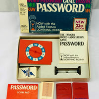 1984 Password Game 23rd Edition by Milton Bradley Complete Good Condition