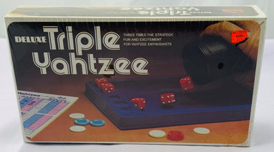 Triple Yahtzee Game - 1978 - E.S. Lowe - New Sealed