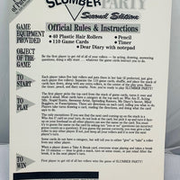 Slumber Party Game Second Edition - 1993 - Cadaco - Great Condition