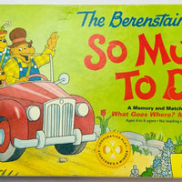 The Berenstain Bears So Much To Do Game - 1992 - Harmony Toys - Great Condition