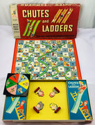Chutes and Ladders Game - 1956 - Milton Bradley - Good Condition