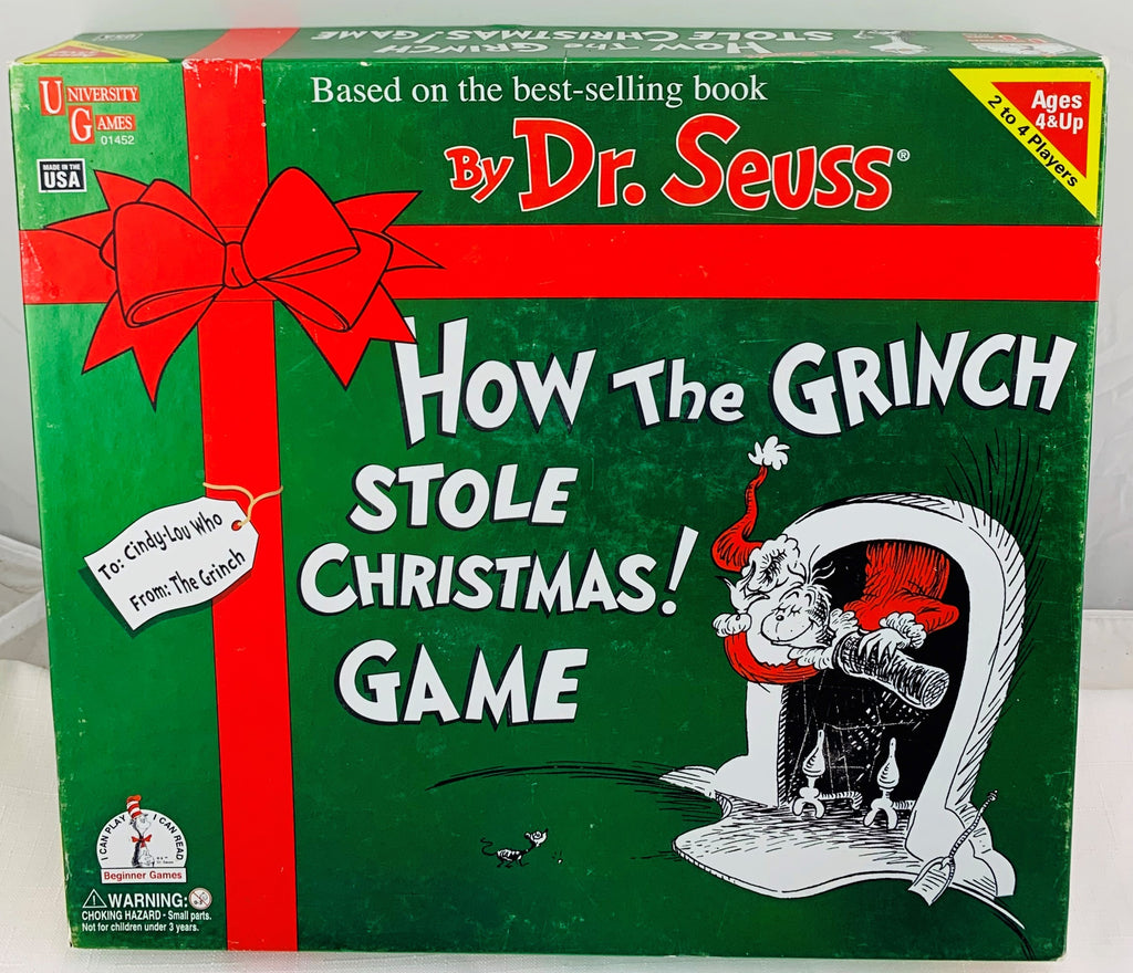 How the Grinch Stole Christmas Game - 2000 - University Games - Great Condition
