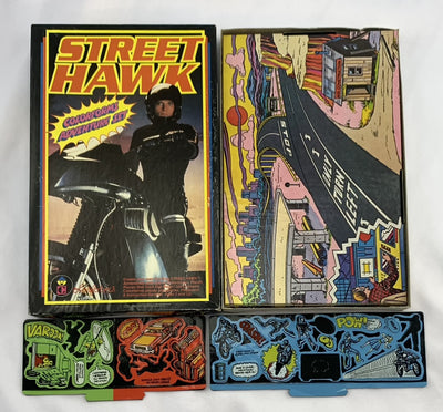 Street Hawk Colorforms Set - 1984 - Very Good Condition