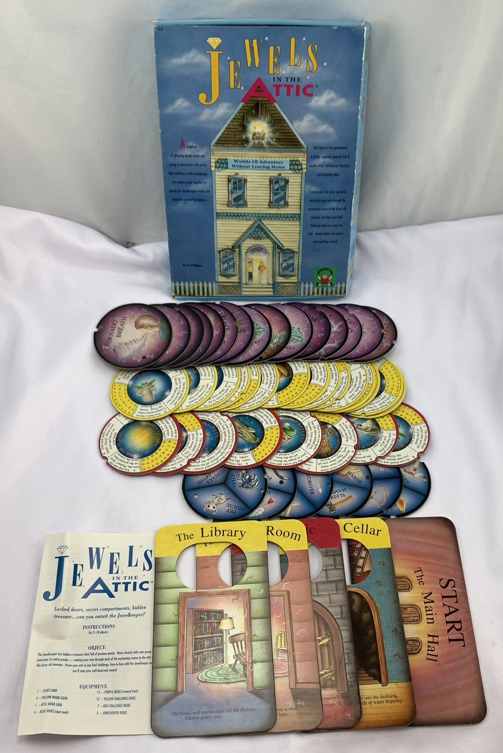 Jewels in the Attic Game - 1992 - Discovery Toys - Great Condition