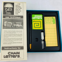 Chain Letters Game - 1969 - Hasbro - Great Condition